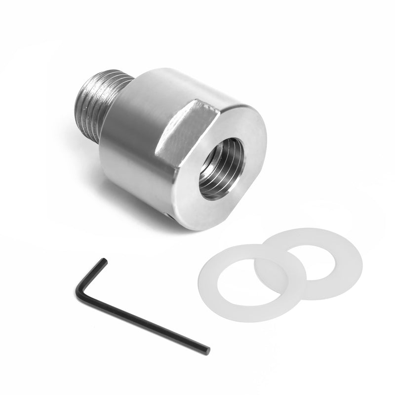 M33X3.5 Female to 1-1/4" x 8TPI Male Thread Adaptor, Woodworking Lathe Headstock Spindle Adaptor with Two Nylon Washers. M33X3.5 Female to 1-1/4" x 8TPI Male