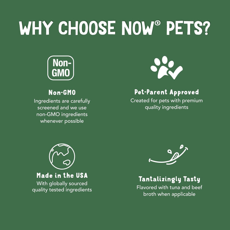 NOW Pet Health, Joint Support Supplement, Formulated for Cats & Dogs, NASC Certified, 90 Chewable Tablets