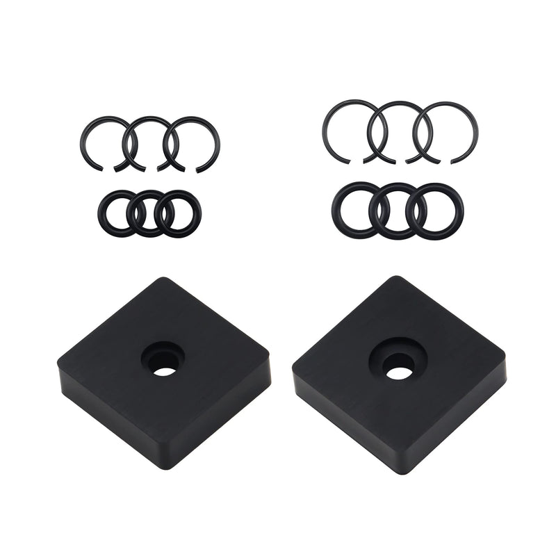 1/2" and 3/8" Impact Retaining Socket Clip with O-Ring, Including Anvil Retaining Ring Install Tool for Electric/Pneumatic Wrench（6/Pack）