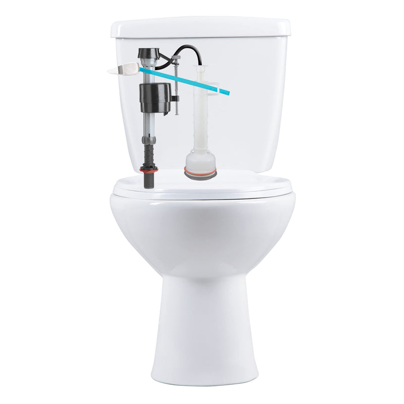 Fluidmaster K-400A-023 Mansfield Toilet Fill Valve and Flush Valve Seal Repair Kit 5.98 x 2.76 x 13.77 cubic inches