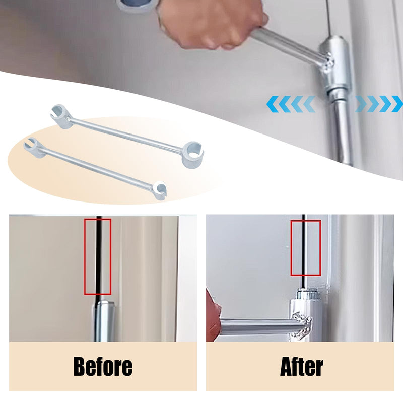 Door Hinge Adjustment Tool, 14-19mm Hinges Gap Adjusting Wrench, Heavy Duty Door Hinge Repair Tool for Fire, Security, Cleanroom Doors, Ergonomic Design for Easy Repair