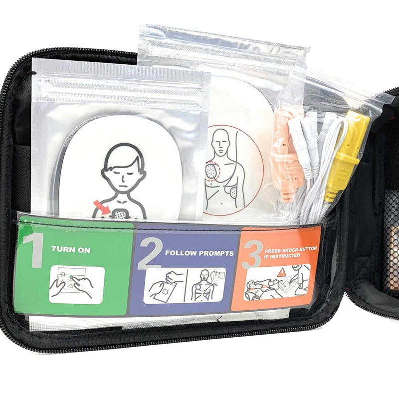 WNL Products AED Trainer Pads - 5 Pack Replacement Practi-Trainer Electrode Pads XFTAP Compatible with WL120ES10 and WL220ES0 Practi-Trainers (Adult Pads) Adult