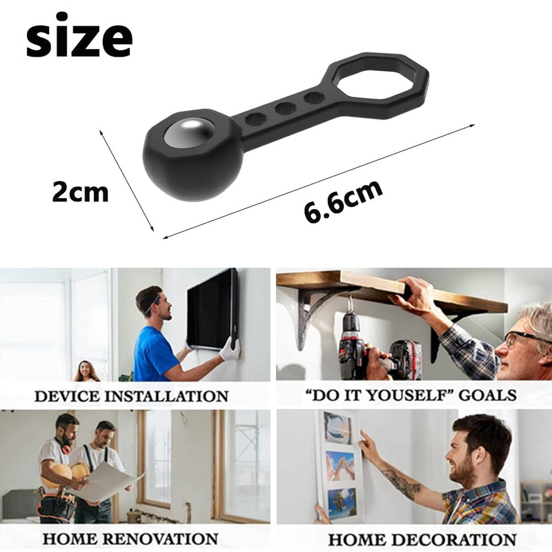 3Pcs Stud Ball Magnetic Stud Finder With 27 Pounds of Pull Magnetic Power, Stud Finder Wall Scanner, Metal Stud Finder Tool for Walls Detected and Located, for Drywall, Ceramic Tiling, Wood