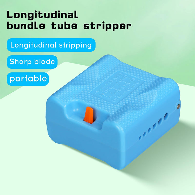 Loose tube buffer tube stripper A-1233 fiber optic mid span cable cutting tool longitudinal bundle stripping range 1.2-3.3mm Longitudinal bundle stripper Equipped with 12 spare blades