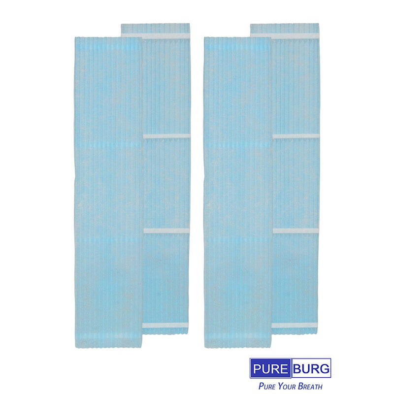 PUREBURG 4-Pack MAC-415FT-E Replacement Filter Compatible with Mitsubishi MS-A09WA-1 MS-A12WA-1 MFZ-KA Air Conditioner, No Frames,Mini Split Indoor Unit,Wall Mounted,Floor Standing