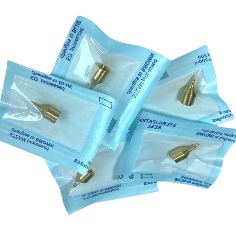 5PCS Fibroblast Thick Big Copper Needles Plasma Eyelid Lift Cartridges Parts