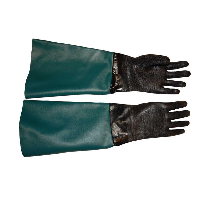 Gloves for Sandblasting Sandblaster Sand Blast Cabinet - 7" x 26" Made in USA