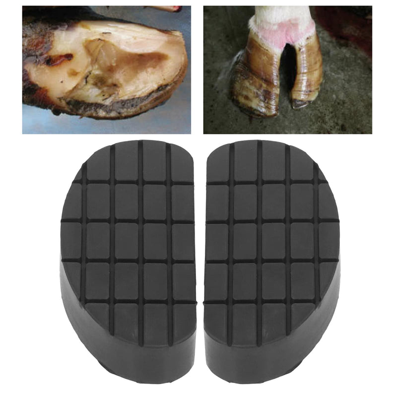 2Pcs Soft Rubber Cow Hoof Pads Wearproof Protection Cow Trimming Cushion for Pasture - PawsPlanet Australia