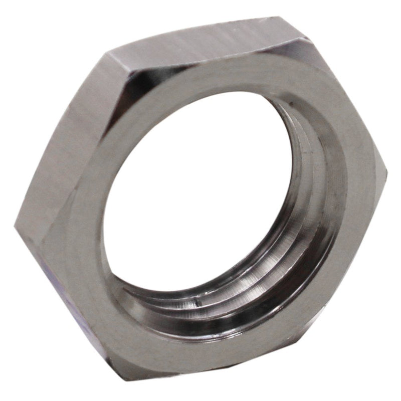 DERNORD Cast Pipe Fitting Stainless Steel 304 Hex Locknut 1/2 Inch NPT Female (Pack of 2) Pack of 2