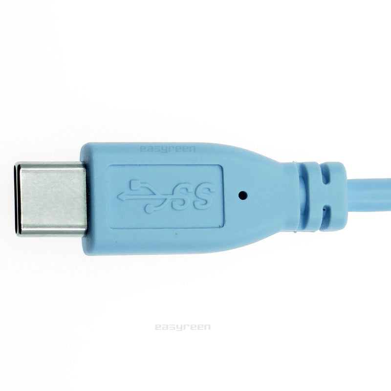 USB Type C to Type C Console Cable for Cisco Catalyst 1200/1300 Series Switches CAB-Console-USB-C= 2M 2 Meter USB Type C to Type C Blue