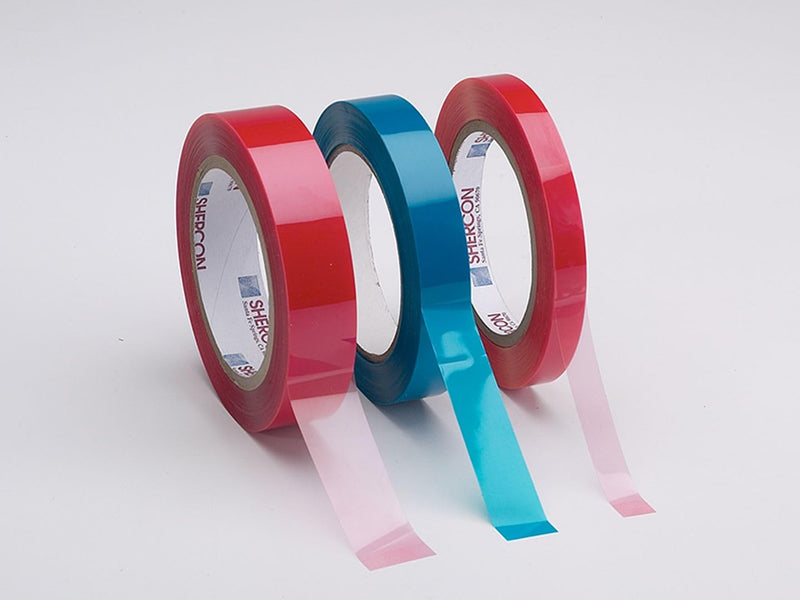 Caplugs PC90-5500 – PC90-SH Series – 1 Mil Thick Blue Polyester Tape, 1 Roll, 5-1/2" W x 72 Yds L, 2 Mil Silicone Adhesive, High Temperature Masking, Powder Coating, E-Coating, Anodizing (SH-47945)