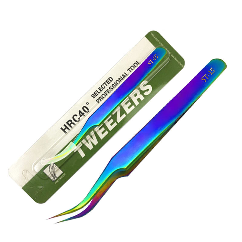 Tweezers Set, Diamond painting tools,Upgraded Anti-Static Stainless Steel Curved of Tweezers for Diamond painting, Electronics, Laboratory Work, Jewelry-Making, Craft, Soldering, etc.