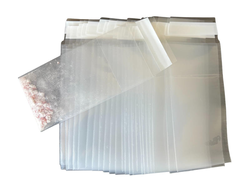 100 Pack of Pill Crusher Pouches, Disposable Medicine Bags for Crushing Tablets, Thick Clear Plastic Packets