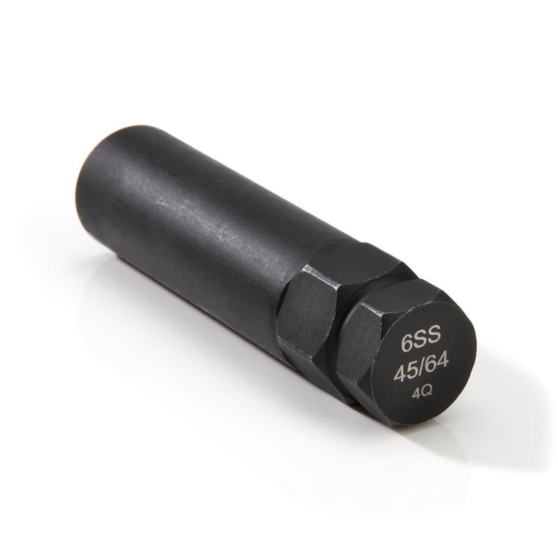 Steelman Pro 6-Spline 45/64-Inch Socket-Style Locking Lug Nut Key, Removes Spline-Style Aftermarket Lug Nuts, Durable, Thin-Walled