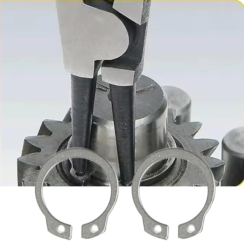 50 Pcs External Retaining Rings, Stainless Steel C-Clip Snap Rings, Inner Diameter 10 mm 10mm