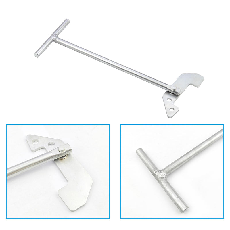 Garbage Disposal Wrench, Garbage Disposer Unjamming Wrench Compatible with Waste King, Moen and InSinkErator Garbage Disposal- for Dislodge Jams or Clutter