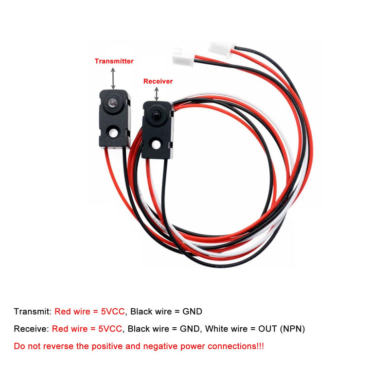 IR Break Beam Sensor 5MM LEDs Counting Module Split Through-Beam Photoelectric Switch 1