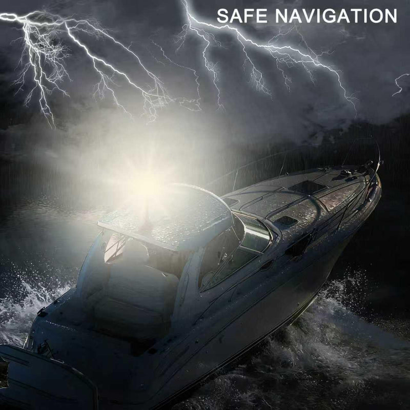 13 inches Stern lights for Boats,Anchor Light Led Marine,Waterproof White Navigation Lights for Pontoon,Marine,Yacht,Jon Boat T8913PD-TF（13”）