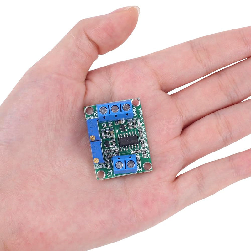 Voltage to Current Module, 0-5V to 4-20mA Voltage Transmitter Non-Isolated DC7-30V Signal Generator Moudle
