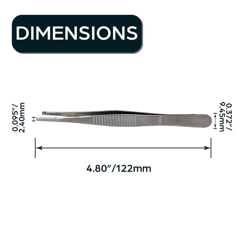 Lock Pinning Tweezers - Grooved Tip for Easy Pin Loading and Cylinder Rebuilding - Ideal for Rekeying Kits, Locksmith Services and DIY Projects.