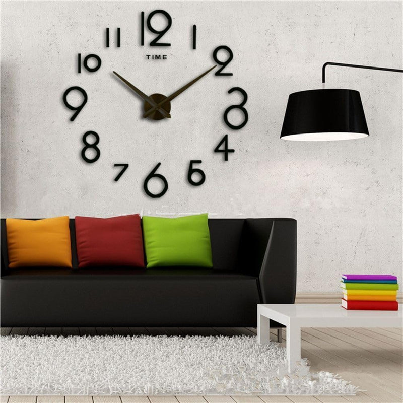 1 Set Black Clock Numerals Kit Clock Parts Digital Clock Numbers Roman Numerals Arabic Number for Replacement Repairing Clock Arabic Numerals Tools Home Improvement - NewNest Australia