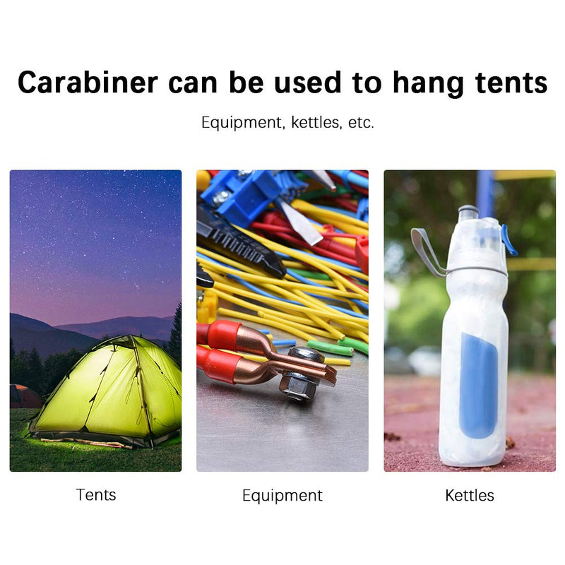 Tent Clips, Easy To Carry Lightweight Designed Awning Clip Outdoor Equipment for Awning for Outdoor Camping Tent for Caravan for Tarps