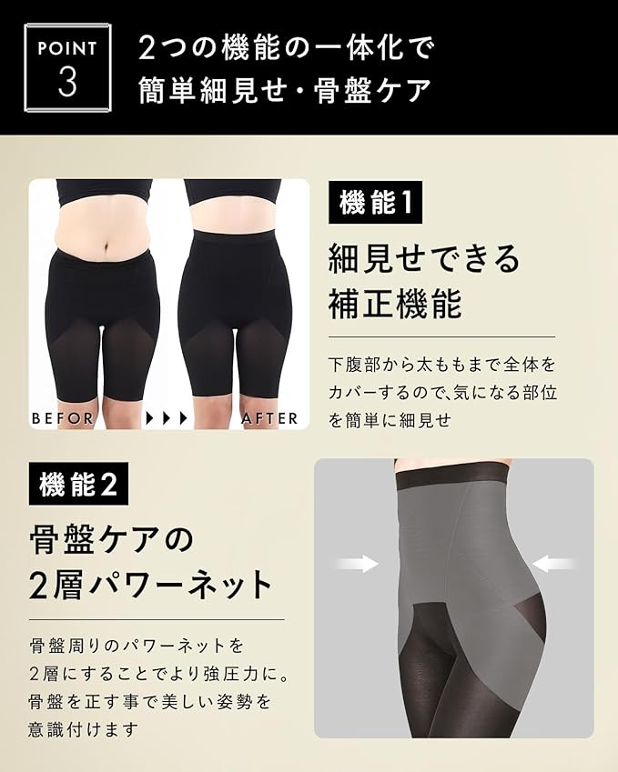 Bambiwater Girdle, High Waist, Shapewear (Soft and Comfortable to Wear for Long Times, Pelvic Girdle) Tummy, Thighs, Hip Lift, Postpartum - NewNest Australia