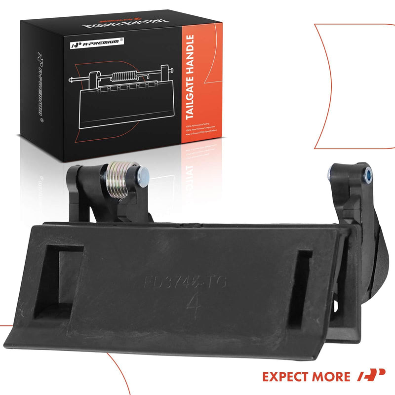 A-Premium Tailgate Handle Liftgate Latch Handle Compatible with Ford Explorer 1998-2001, Explorer Sport 2001, Windstar 1995-1998 & Mercury Mountaineer 1998-2001, Smooth Black, Replace# F58Z-7843400-A