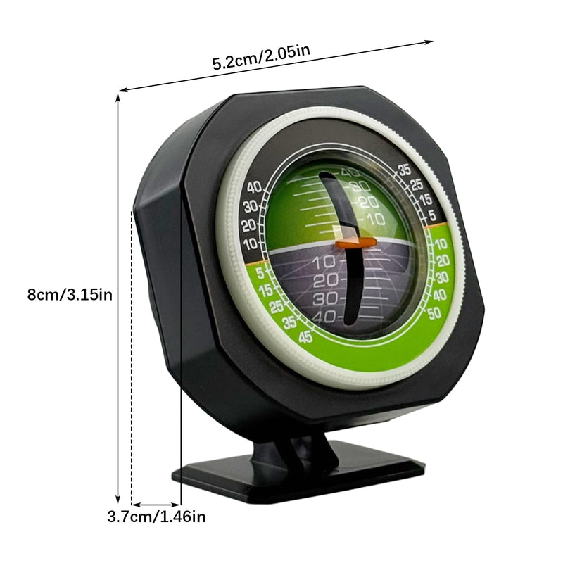 Car Inclinometer,Automotive Digital Inclinometer with LED,Gradient Balancer Tool,Level Tilt Gauge Indicator,Multifunction Angle Slope Meter for Off-Road Vehicle,Self-Driving Travelling,Boat