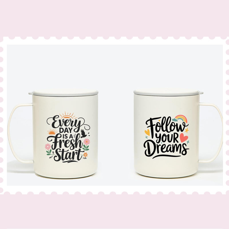 24pcs UV DTF Cup Wraps Heart Wildflower Tree Stickers for Ceramic Mug Inspirational uvdtf Transfer Decals for Glass Cups Positive Black Words UVDTF Decals for Furniture DIY Crafts CD40