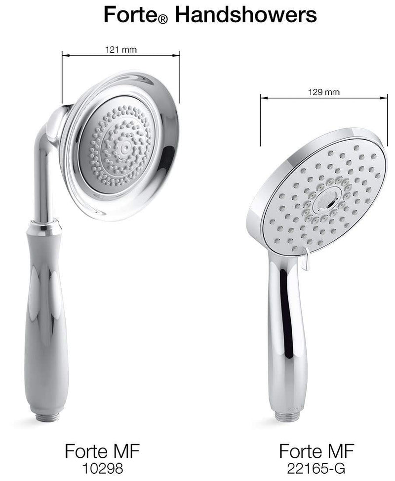 KOHLER Forte 2.5 gpm multifunction handshower with Katalyst air-induction technology