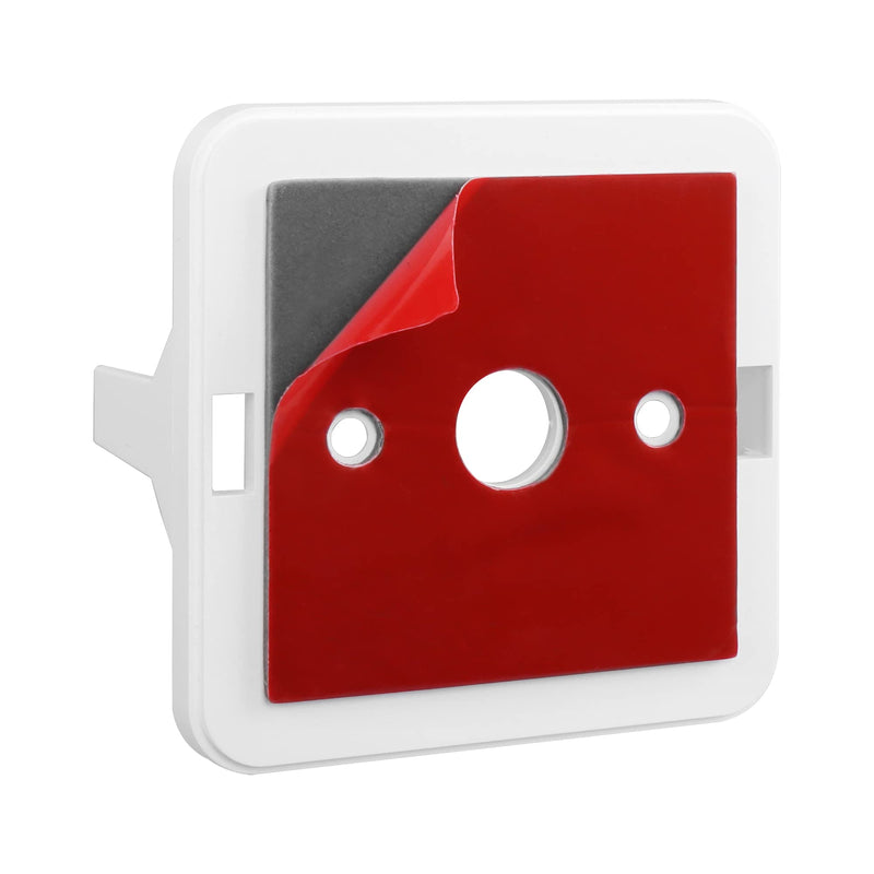 Holicfun No-Drill Adhesive Mount for Lutron Caseta Smart Hub (L-BDG2-WH) and Smart Bridge Pro (L-BDGPRO2-WH) White