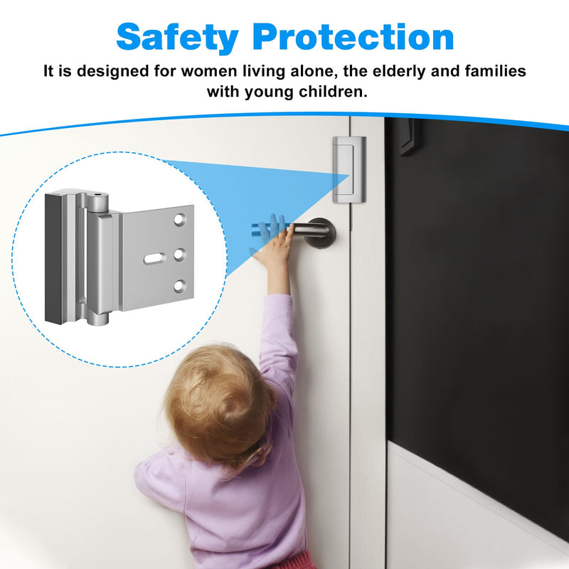 Safety Home Door Lock for Door Safety Locks from Inside -2 Pack | Security Door Lock