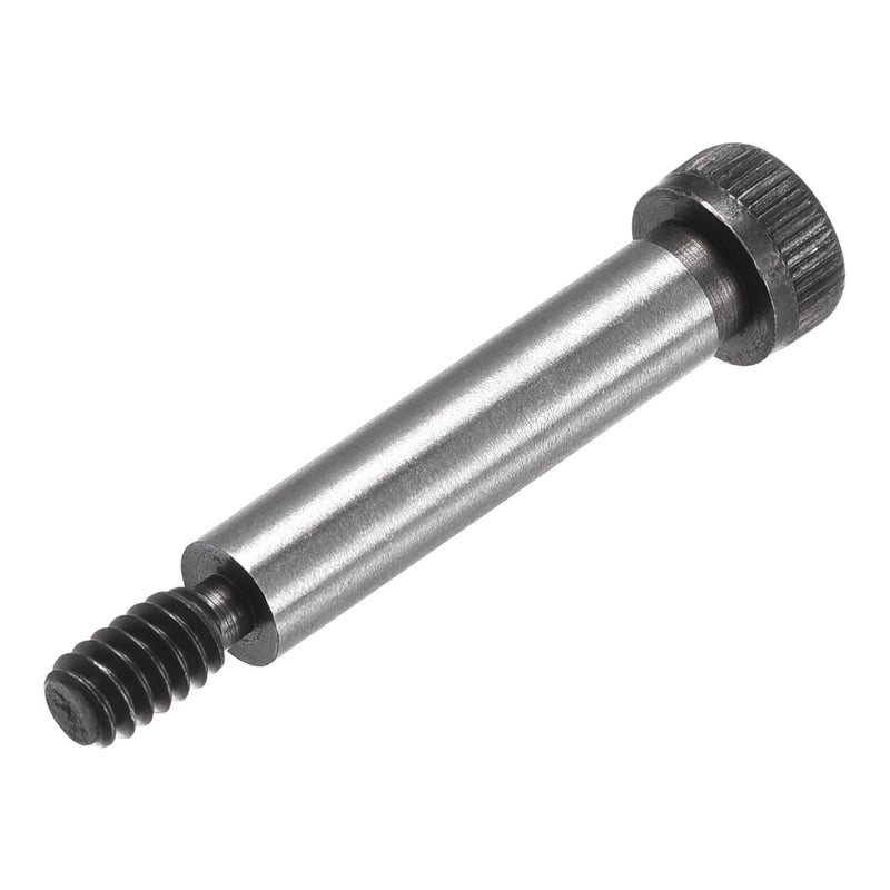 uxcell Alloy Steel Hexagon Socket Head Shoulder Screws Bolts, 1-1/4" Shoulder Length, 1/4" Shoulder Dia, #10-24 Thread, 10pcs 1-1/4" x 1/4" Black-Silver tone 10
