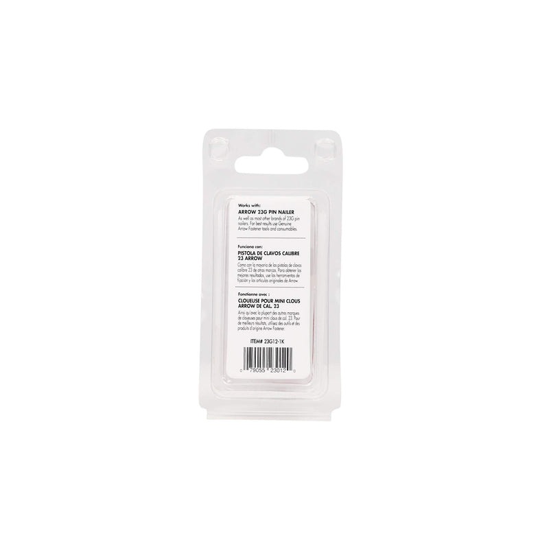 Arrow 23G12-1K Arrow 1/2 Pin Nail, 1000-Pack