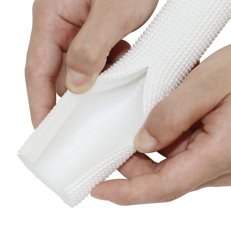 Pipe Insulation Tubing, BESUNTEK 6ft Heat Preservation Insulated Foam Tubing Handle Grip Support, for Water Pipes, air Conditioning Pipes (0.98" × 0.39", White) 0.98" × 0.39" BESUNTEK-121