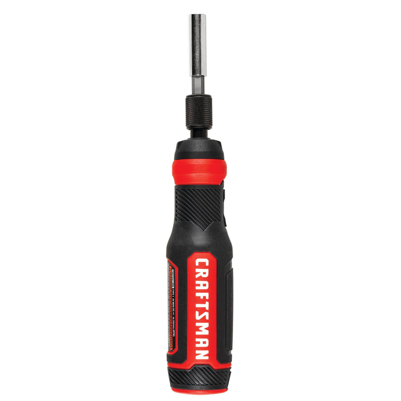 CRAFTSMAN 4V Electric Screwdriver Set, 300 RPM, Micro-USB Charging Port, 3-Stage Battery Charge Indicator (CMHT66718B20)