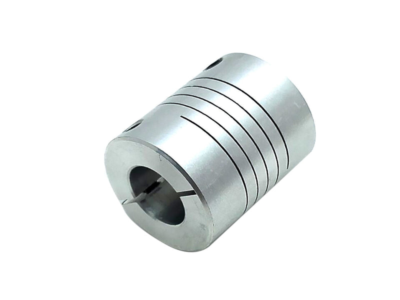 9.5 x 12.7mm 3/8" x 1/2" Flexible Shaft Coupling Rigid Coupler D25 L30