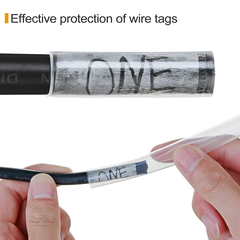Diameter 1/2 Inch Dual Wall Clear Heat Shrink Tubing 3:1, 4Ft Long Electrical Shrink Tube for Wires,Marine Grade Shrink Tube with Adhesive Lined Waterproof 1/2"-4Ft