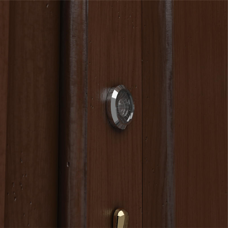2-PCS 180-degree Door Peephole Viewer for 1-1/2" to 2-1/4" Doors, Bright Chrome,Enhance Security and Convenience with Wide Angle Viewing - Easy Installation and Durable Design 180 Degree