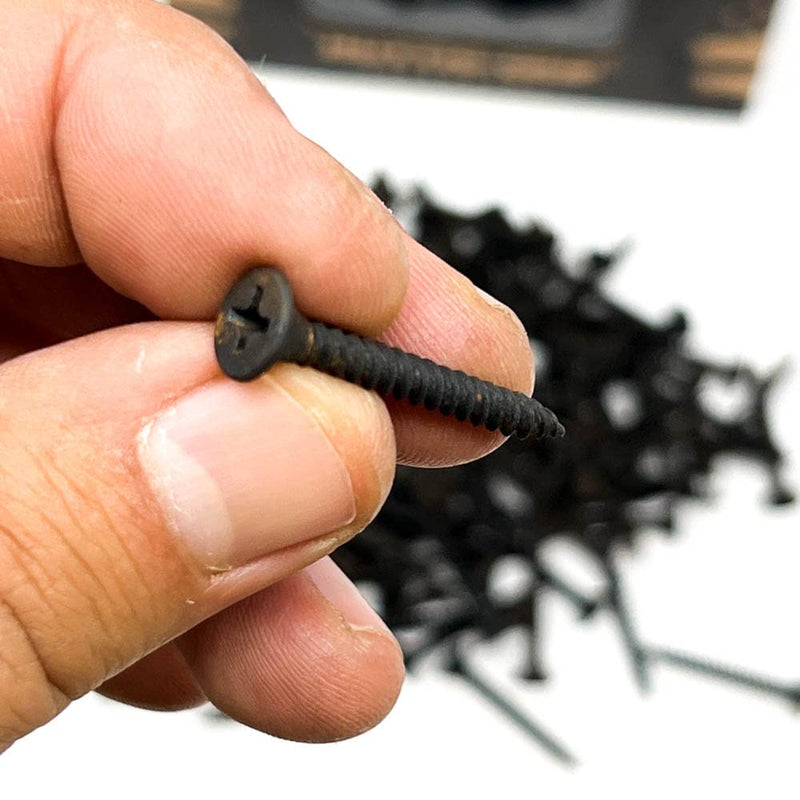 Huttig-Grip 278 pcs Drywall Screw #6 x 1-1/4 inches, Fine Thread, Phillips Drive, Phosphate Coated Finish, HGS114FDW1-1 lb Pack 1.25" x 6 Fine