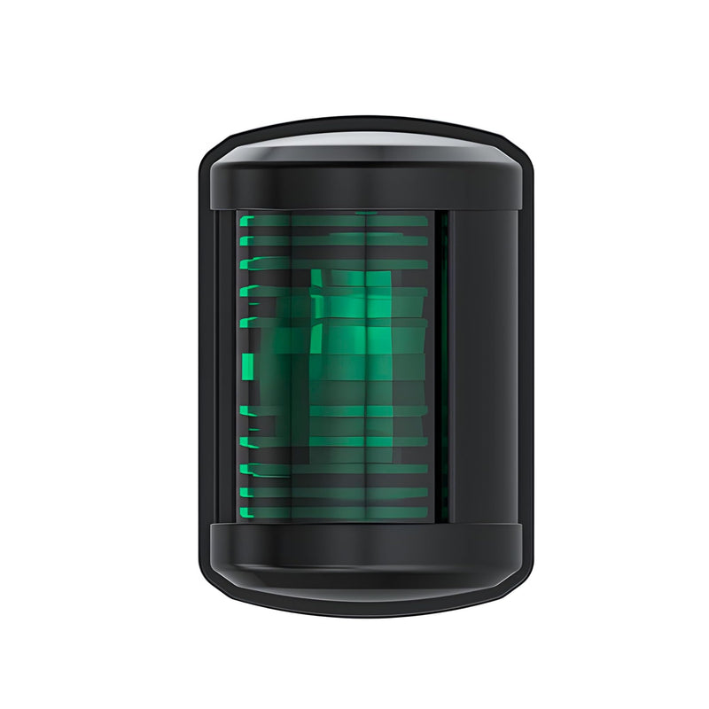 SEAFLO 11 Series Regular Sized LED Green Starboard Navigation Light – 12V, 1W, IP67 Waterproof, 2NM Visibility, High-Brightness, for Boats Under 65 ft (20m) – 4-Year Warranty (Starboard/Black) Starboard (Green) Black