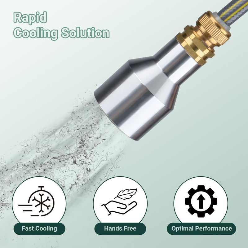 Quini Magnetic Compressor Cooler - High Powered Water Dispenser for Cooling Overheated HVAC Compressors | Hands-Free, Water-Saving Design