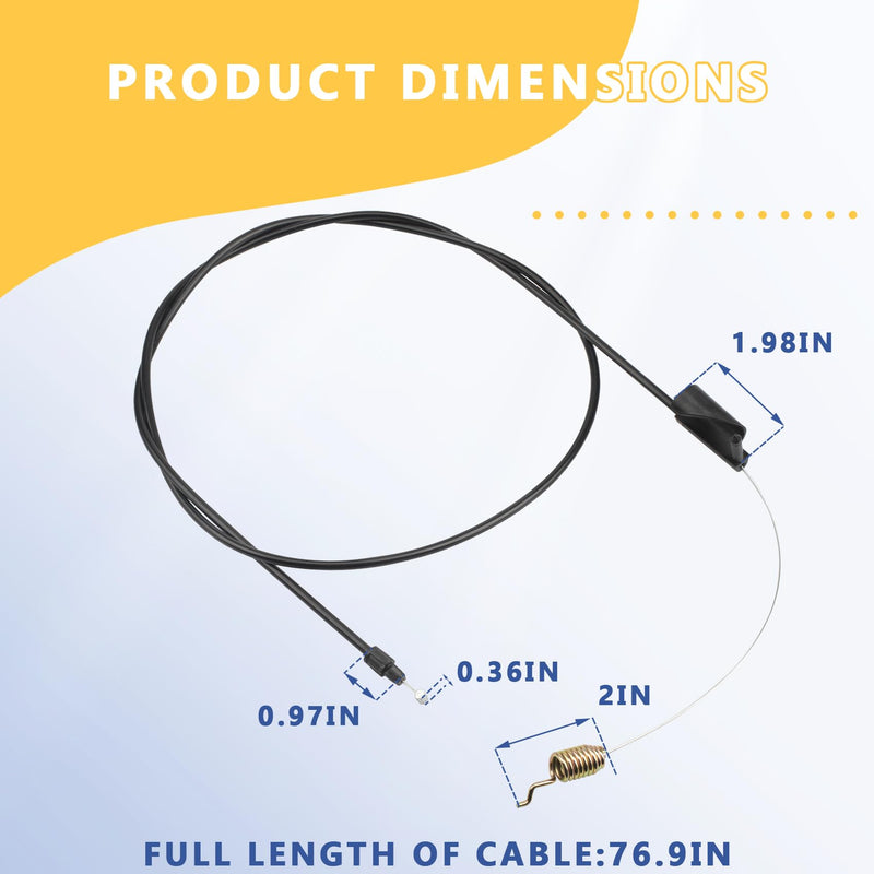 946-05209B Speed Control Cable for Cub Cadet SC 300hw and Craftsman Mowers,Replaceable 946-05209A,946-05209,746-05209B,746-05209,Compatible with Z SC IP HW HW EQ EQ E 500 300, MTD 12ABB22J799