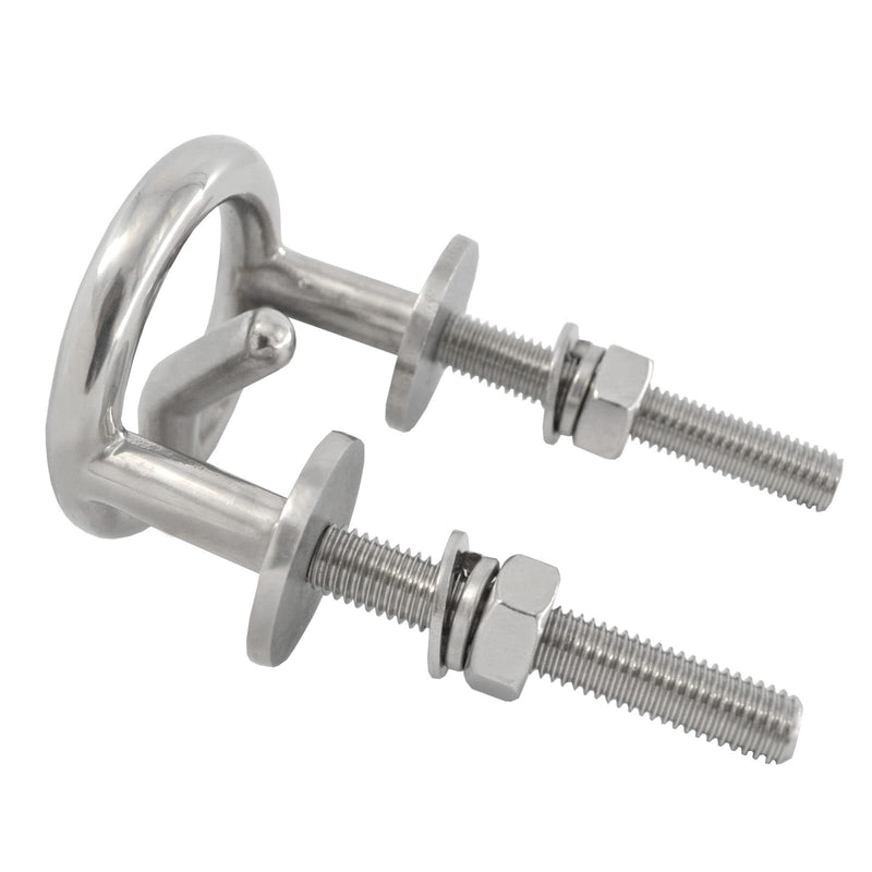 Boat Stainless Steel Bracket Transom Mount Water Ski Tow Rope Hook for Yacht Accessories