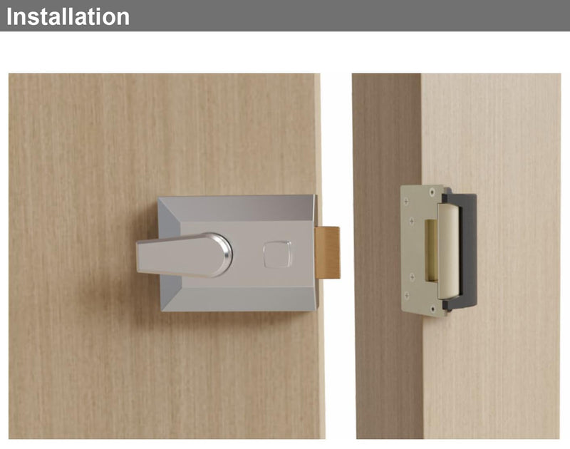UHPPOTE ANSI Electric Door Strike Lock Fail-Secure/Fail-Safe Adjustable | Heavy Duty 12VDC for Access Control System