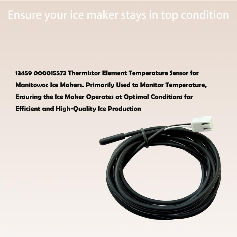 13459 000015573 Ice Machine Temperature Sensor Thermistor Assembly NTC | Compatible with Manitowoc Ice Makers Repairs T3 and T4 Faults 1-Year Replacement Service Easy to Install Thermistor Assembly