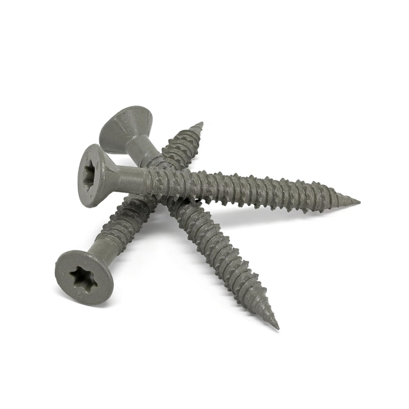 Power Pro Concrete Screw Anchors #410 Stainless Flat (3/16" x 2-3/4") 50-Piece