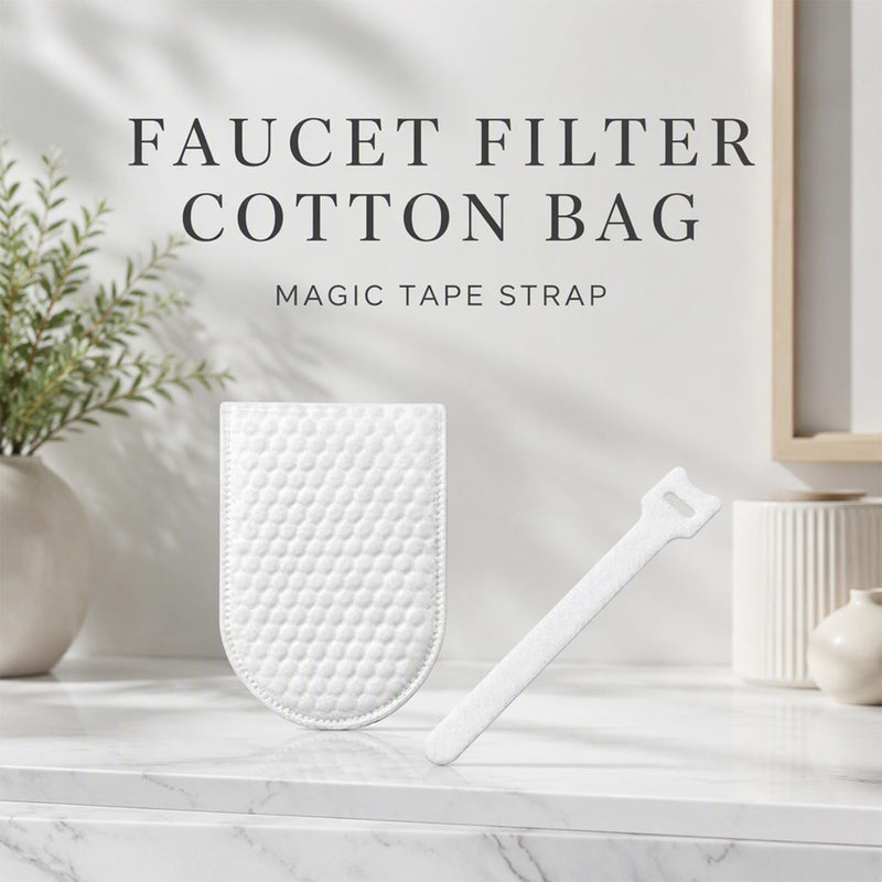 100 PCS Faucet Filter Bags,Water Filter for Sink Faucet,Cotton Filter Bag