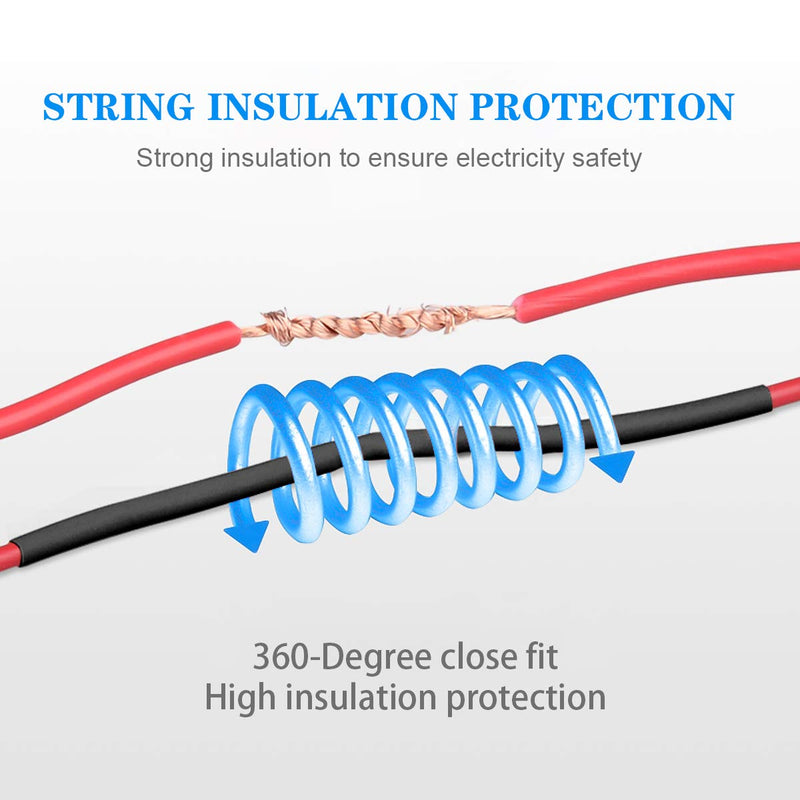 20 Ft 3/8" (Diameter) Dual Wall Black Heat Shrink Tubing 3:1, Each 1 Ft Long, 20 PCS,No Wrinkle Electrical Shrink Tube for Wires,Marine Grade Shrink Tube with Adhesive Lined Waterproof 20 Ft in Total 9.5mm(3/8")-20FT Black